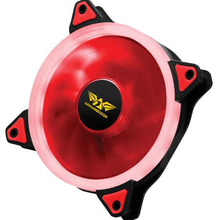 Armaggeddon Scarlet Dual Saber 120mm Fan - Red